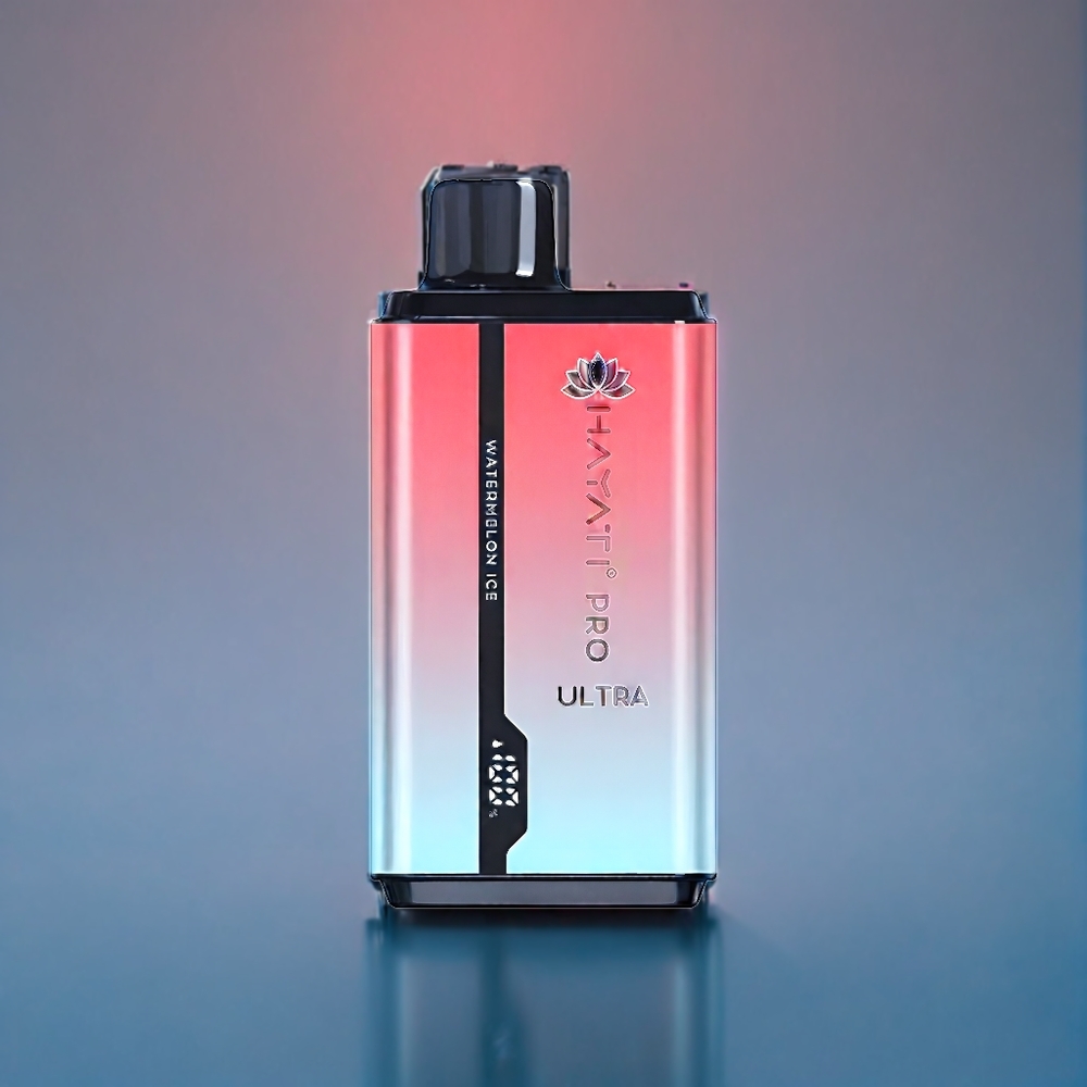 Hayati Pro Ultra 15000 Puffs Dansk engros med 2 12ml e-væske og Vandmelon Is smag