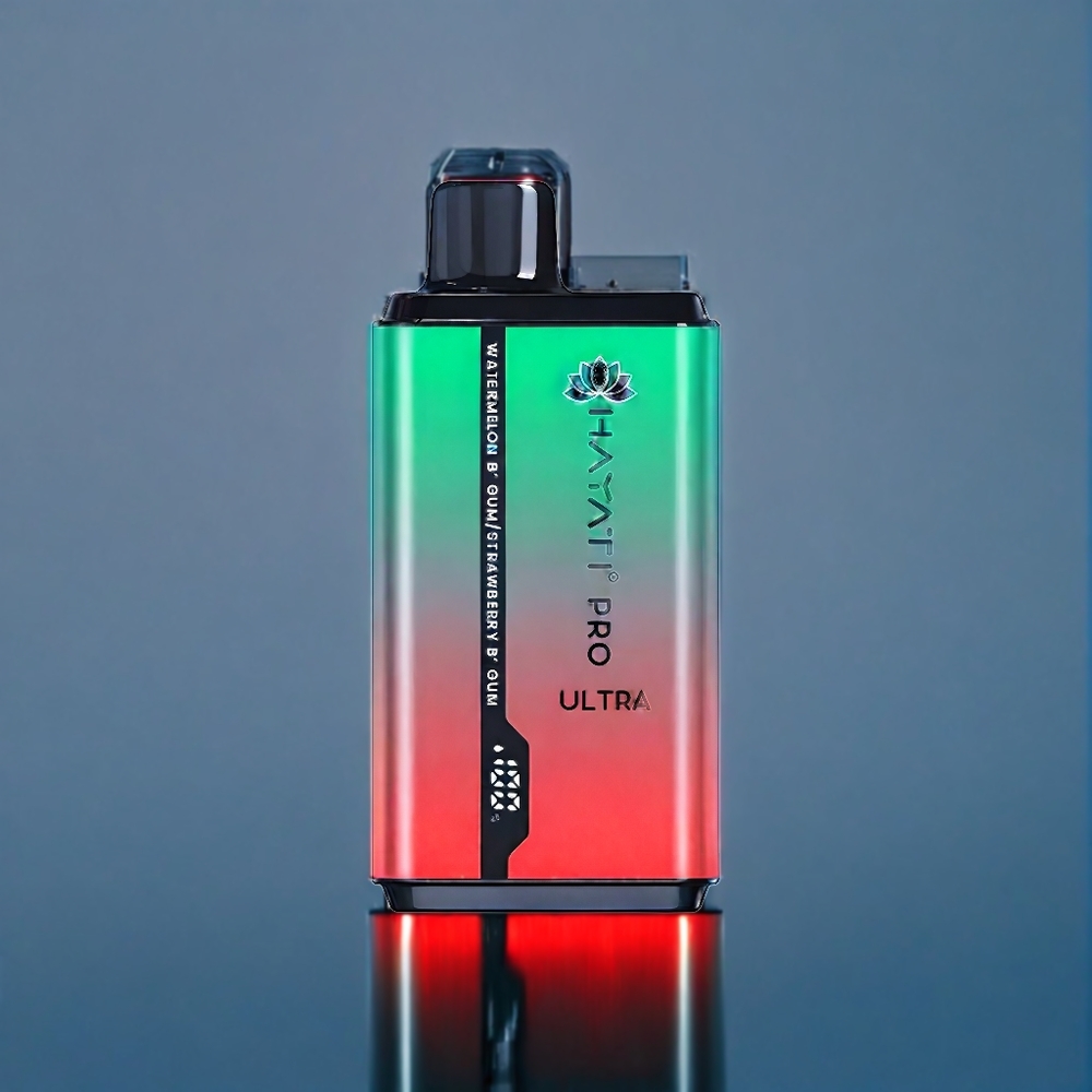 Hayati Pro Ultra 15000 Puffs Dansk engros med Blåbær Hindbær Kirsebær Citron & Blåbær - 850mAh Batteri - 2 12ml E-væske