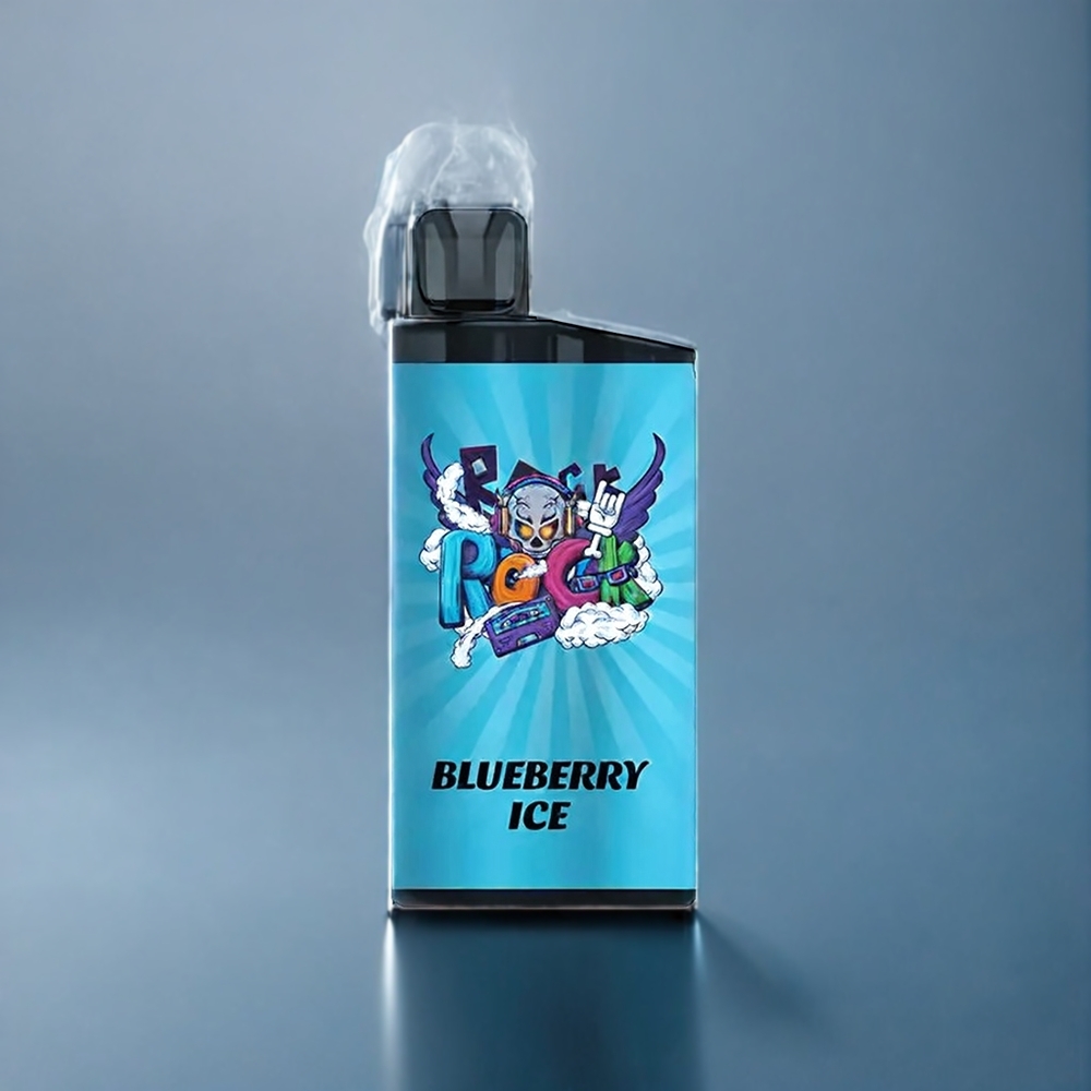 Iget Bar 3500 Puffs Blåbær Is Dansk Engros - 1.2 Ohm Mesh spole, 1400 mAh