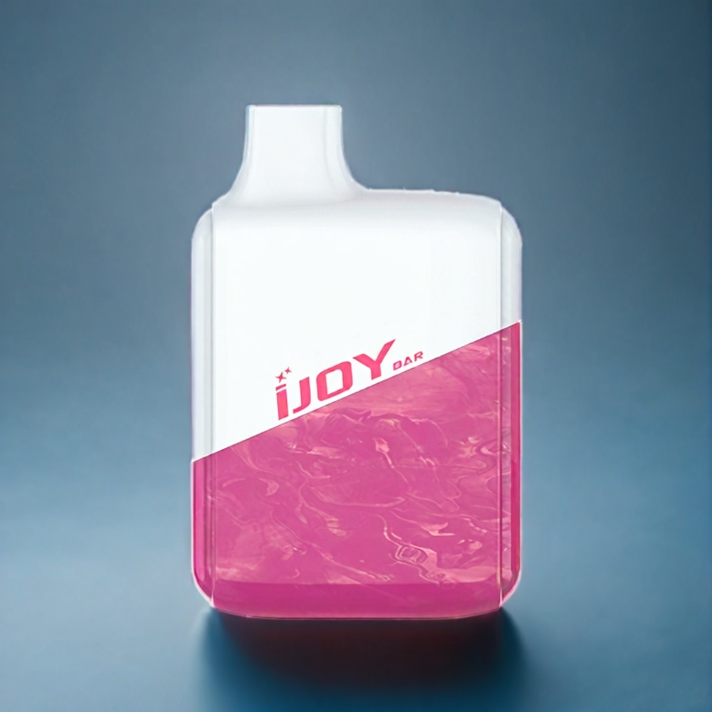 IJOY Bar 600 Puffs Engangs Vape Dansk Engros - Jordbær Is (2ml/4ml, 16mg/20mg/50mg, 1.2 Ohm Mesh spole)