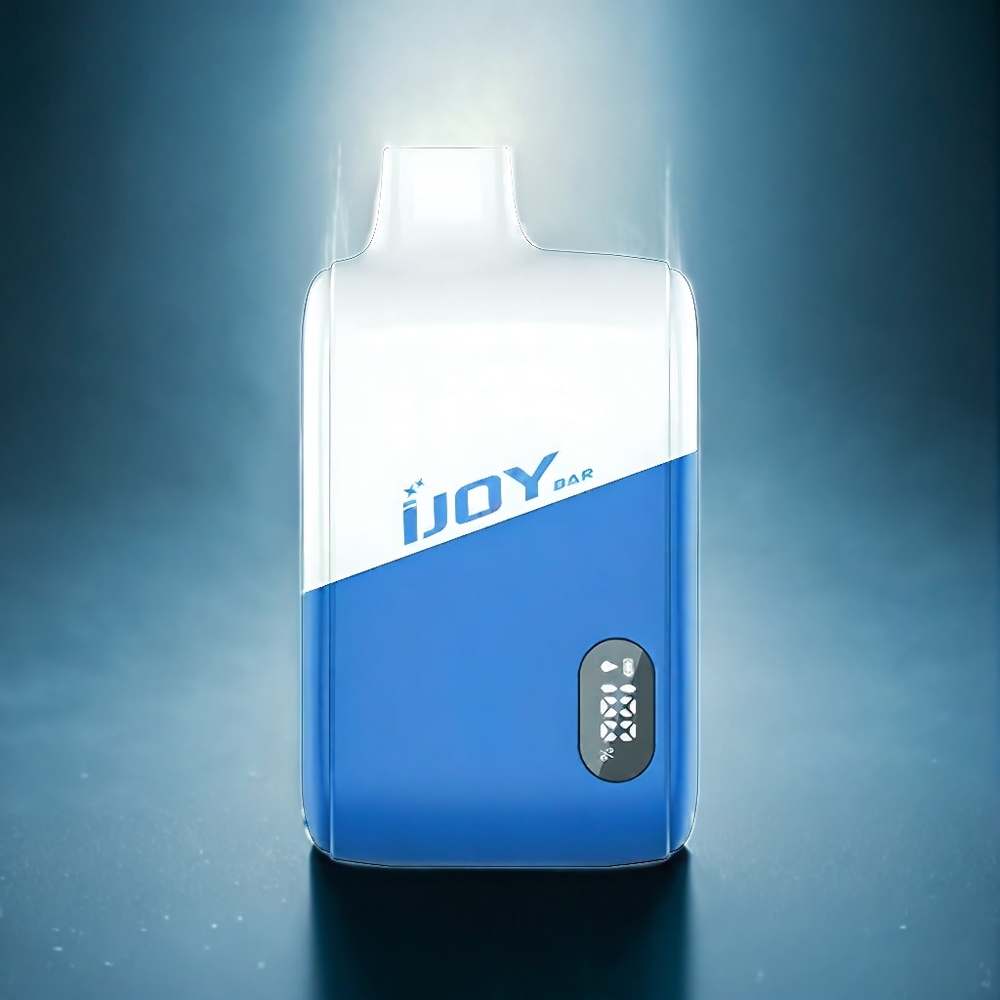 IJOY Bar IC8000 Engangs vape Blå Hindbær Is med 8000 puff og 18ml Dansk engros