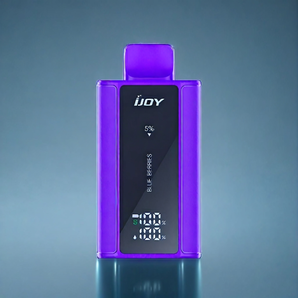 IJOY Captain 10000 Puffs Engangs vape Dansk Engros med Justerbar Effekt og Blå Bær Smag