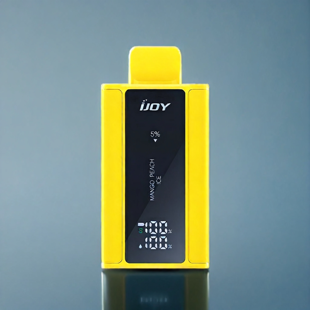 IJOY Captain 10000 Puffs Engangs vape Mango Peach Is (Mangó Fersken Is) Dansk Engros - 18ml, 650mAh, Type-C