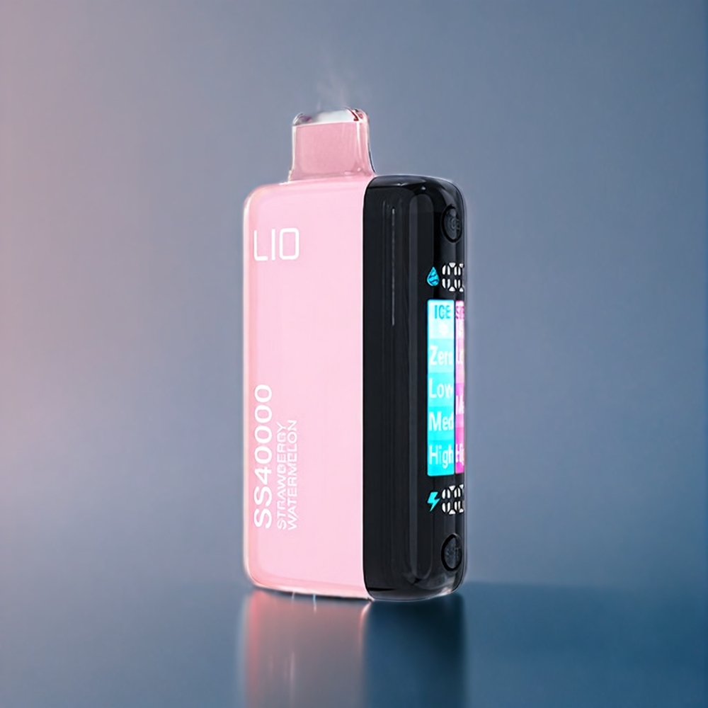 IJOY LIO SS40000 Dansk Engros Engangs Vape med Jordbær Vandmelon - 40000 Pust, 22ML, TYPE-C Opladning