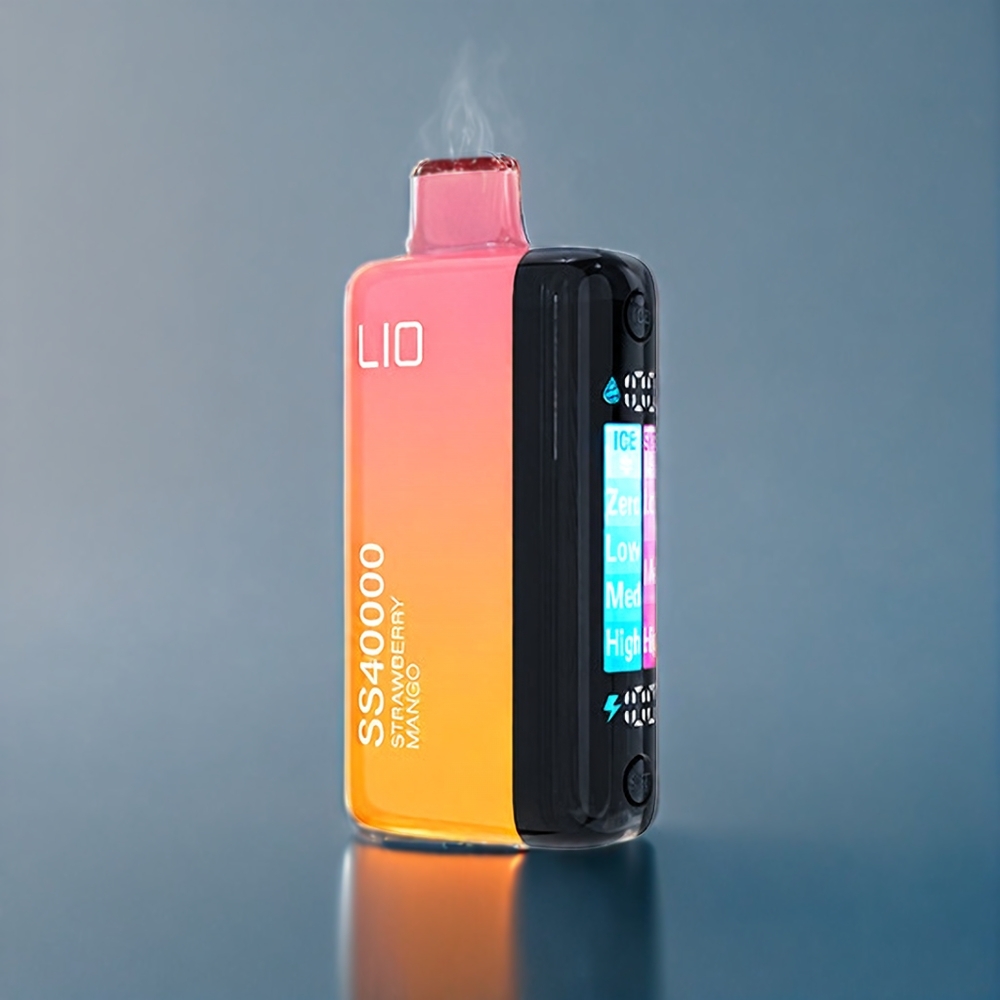 IJOY LIO SS40000 Engangs Vape Dansk Engros - Jordbær Mango - 40000 Puffs - 22ML - 1100 mAh