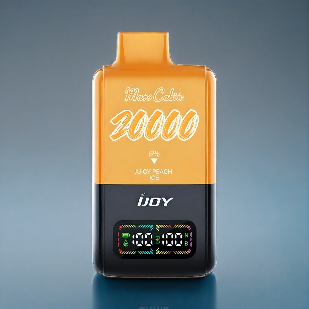 IJOY Mars Cabin 20000 Puffs Engangs vape Juicy Peach Ice Dansk engros med 20ML og 50MG