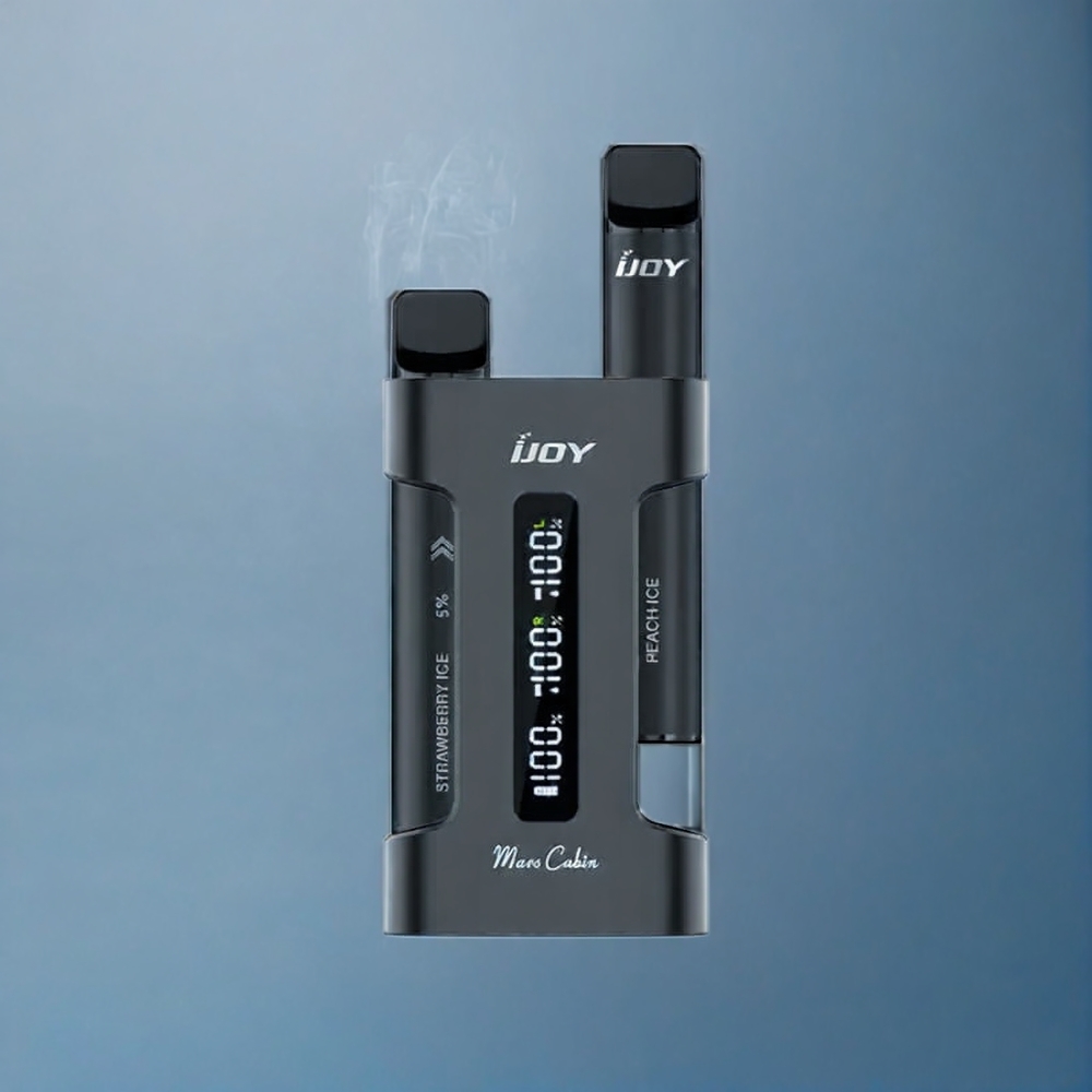 IJOY Mars Cabin 600 Puffs Engangs Vape Dansk Engros - 2ml E-væske, 100mAh Batteri, Type-C Opladning