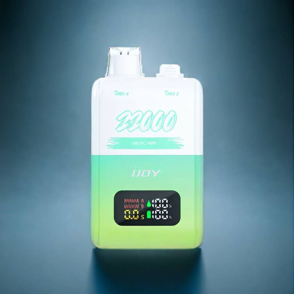 IJOY SD 22000 Puffs Engangs Vape Dansk Engros Arctic Mynte - 15ML + 15ML, 650 mAh, Type-C Opladning