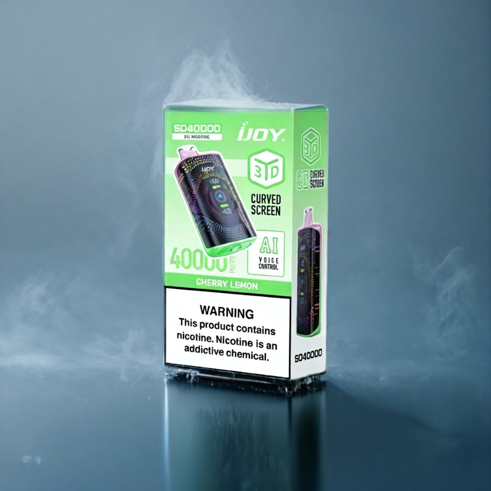 IJOY SD 40000 Puffs Engangs vape Kirsebær Citron Dansk engros med 20ML e-væske og 750mAh batteri