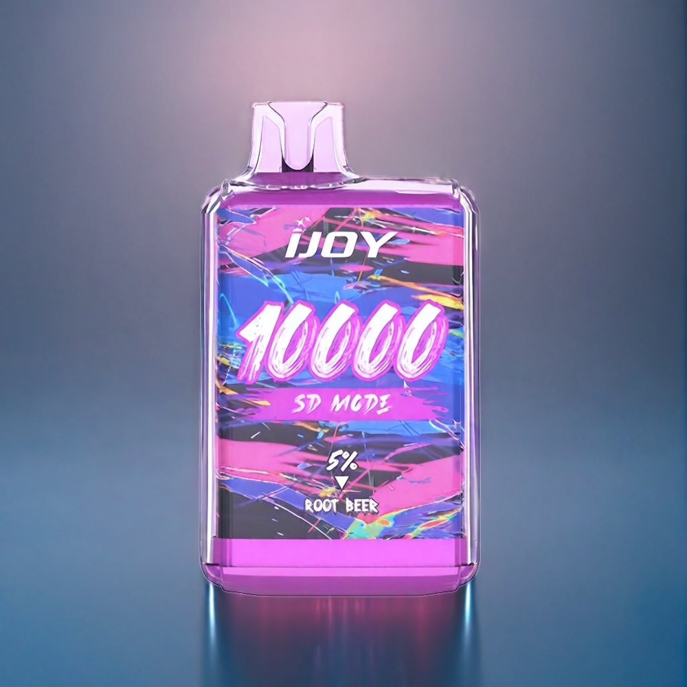 IJOY SD10000 Engangs Vape Dansk Engros - 10000 Puffs, 20ml Root Beer (Rodtøl), Type-C Opladning