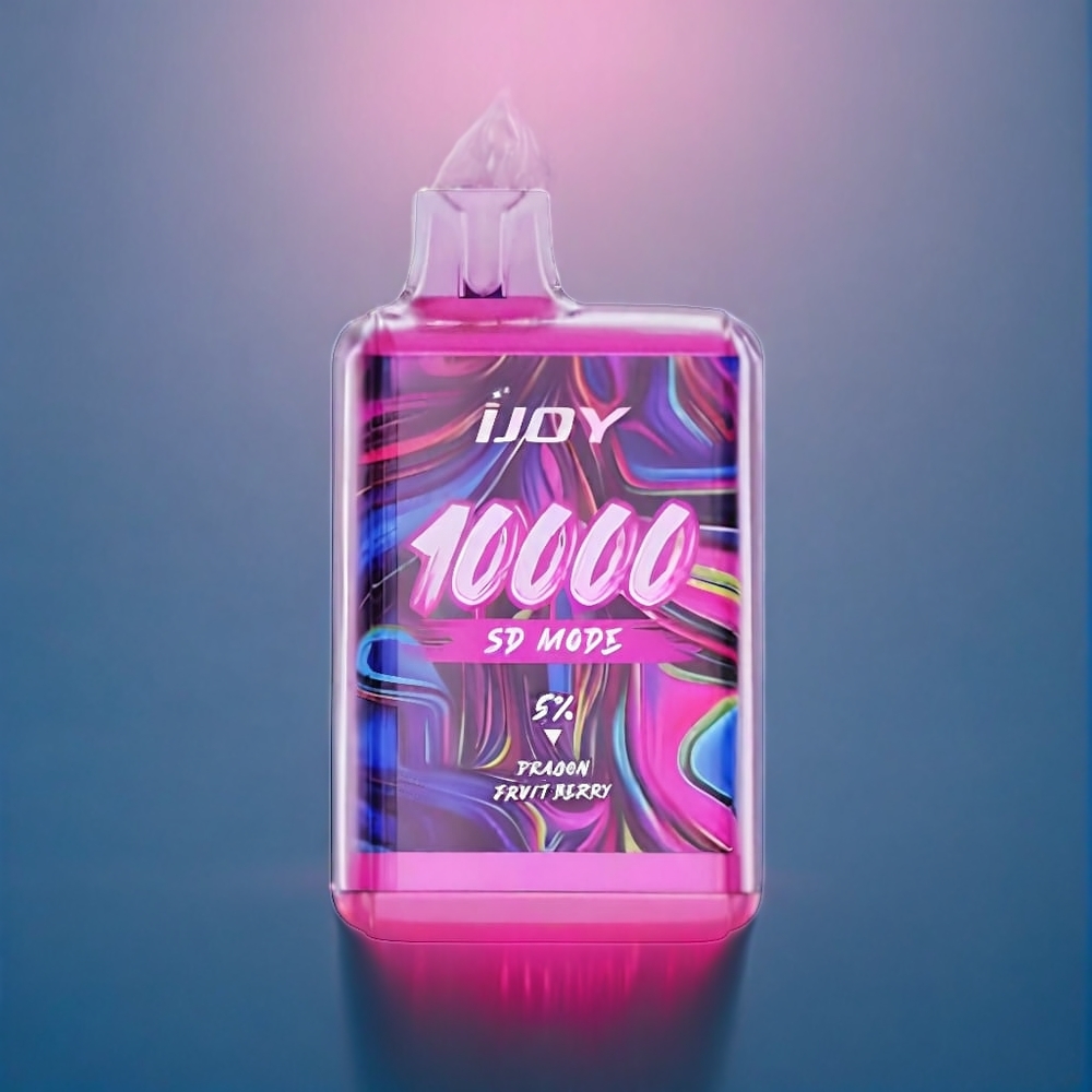 IJOY SD10000 Engangs Vape Dansk Engros - Dragenfrugt Bær - 10000 Puffs, 20ml, 5% Nikotin