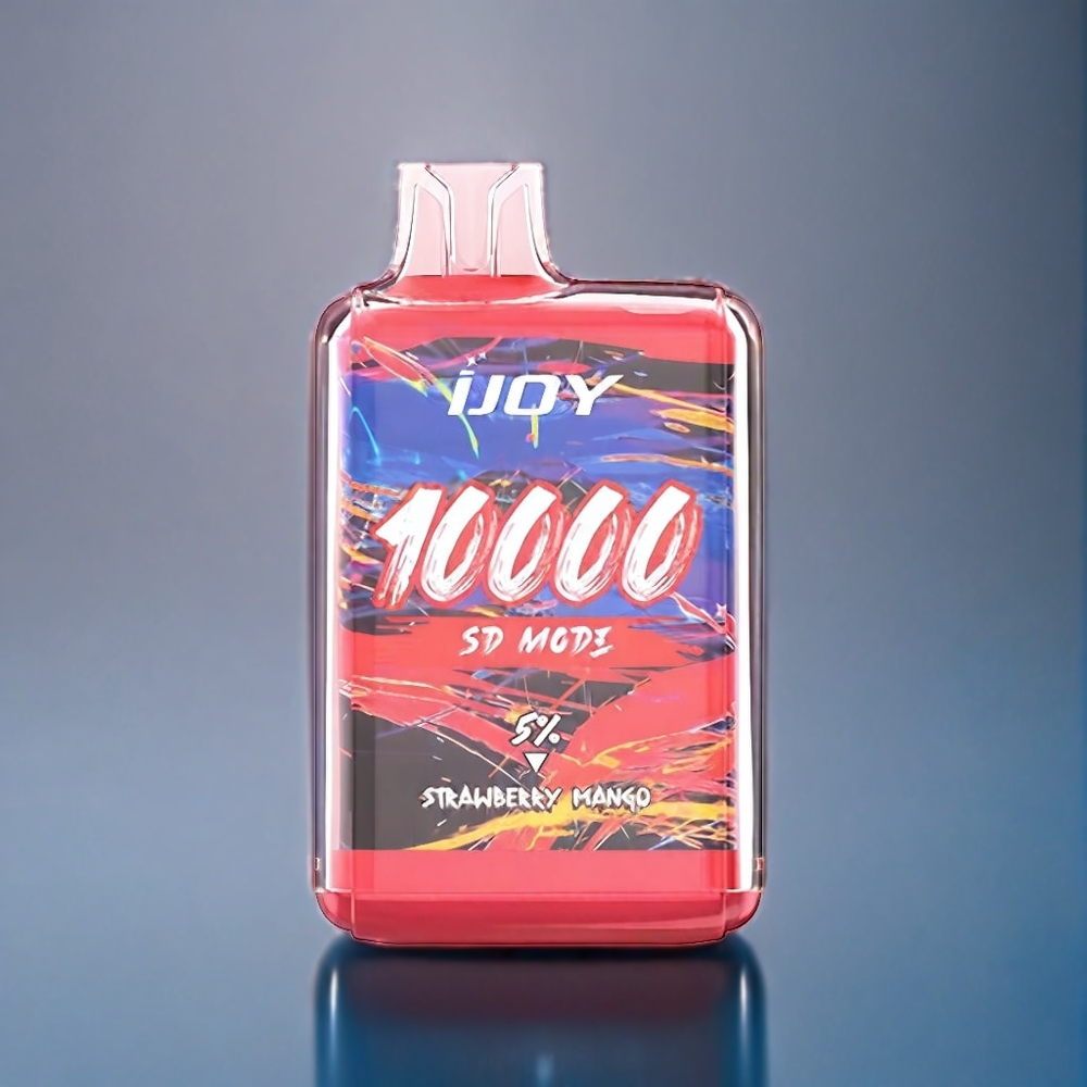 IJOY SD10000 Engangs Vape Dansk Engros - Jordbær Mango (10000 Puffs, 20ml, 5%)