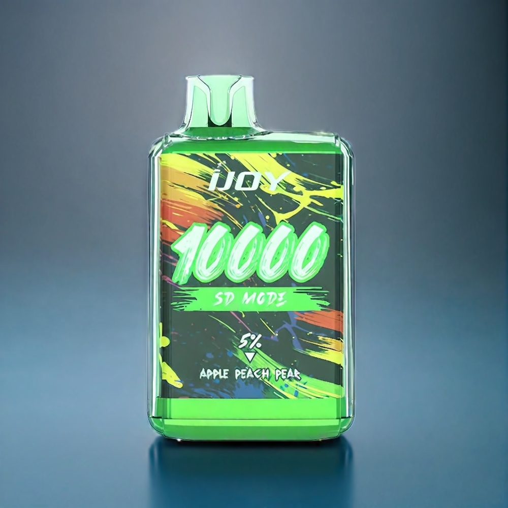 IJOY SD10000 Engangs Vape Dansk Engros - Æble Fersken Pære - 20ml / 10000 Puffs / Type-C Opladning