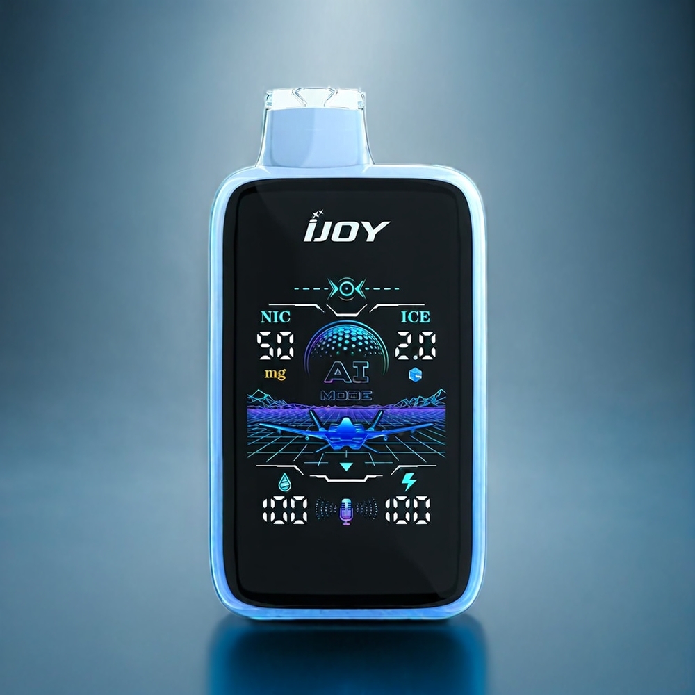 IJOY Uranus Mate 40000 Puffs Engangs vape Blå Hindbær Is (1100mAh, 20ML, Type-C) Dansk engros