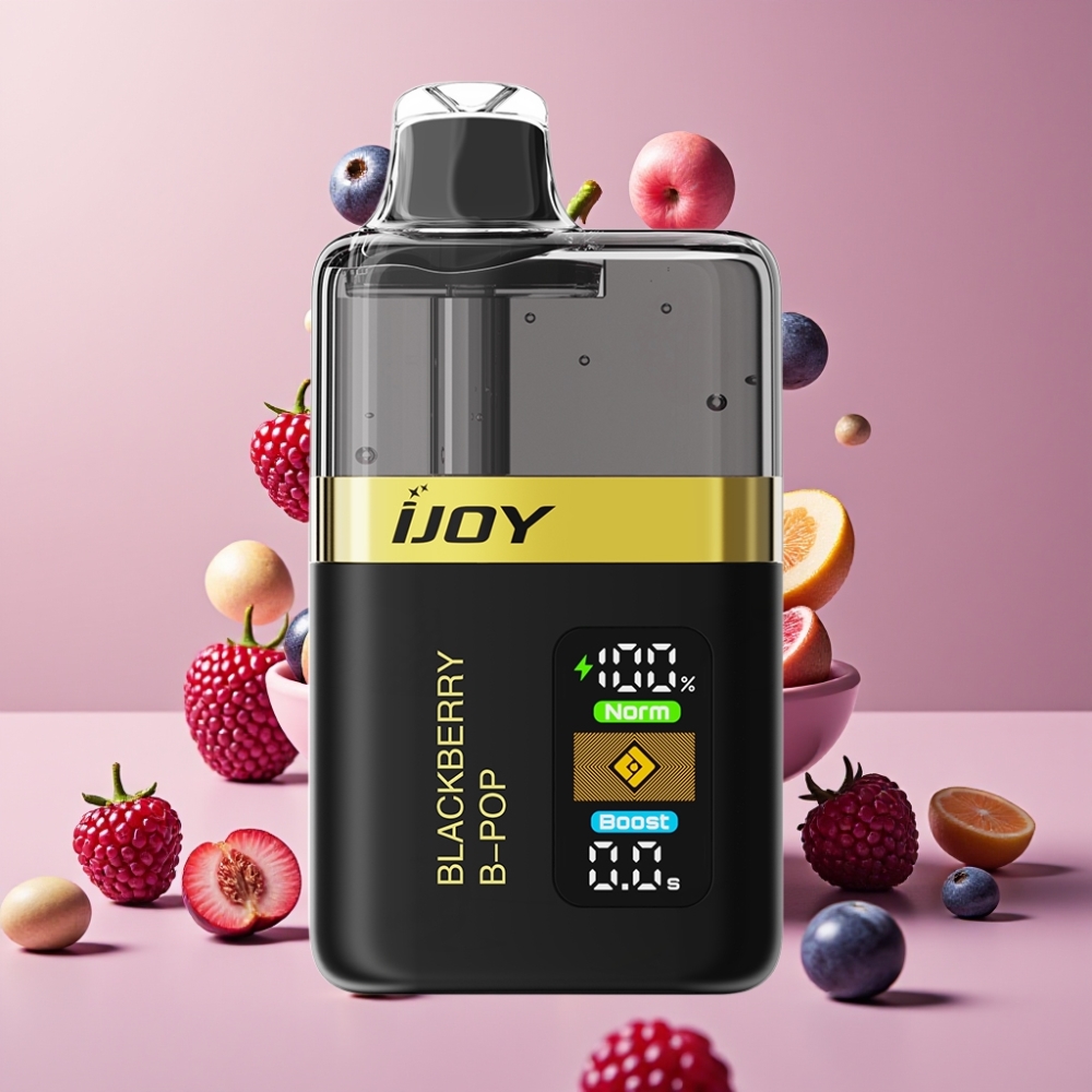 IJOY XP50000 Dansk Engros Vape til Engangsbrug Blackberry B-Pop med 50000 Puffs, 50mg/ml Nikotin og 1000 mAh Batteri