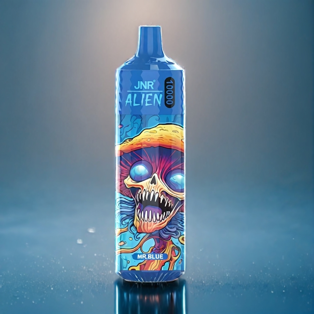 JNR Alien 10000 Puffs Dansk engros - 850mAh, 20ml E-væske, Type-C, Mr Blå