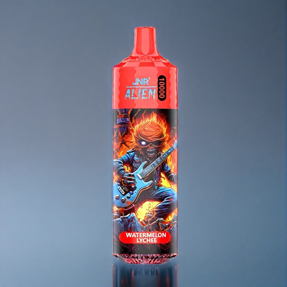 JNR Alien 10000 Puffs Dansk engros med 850mAh, 20ml E-væske og Vandmelon-Litchi smag