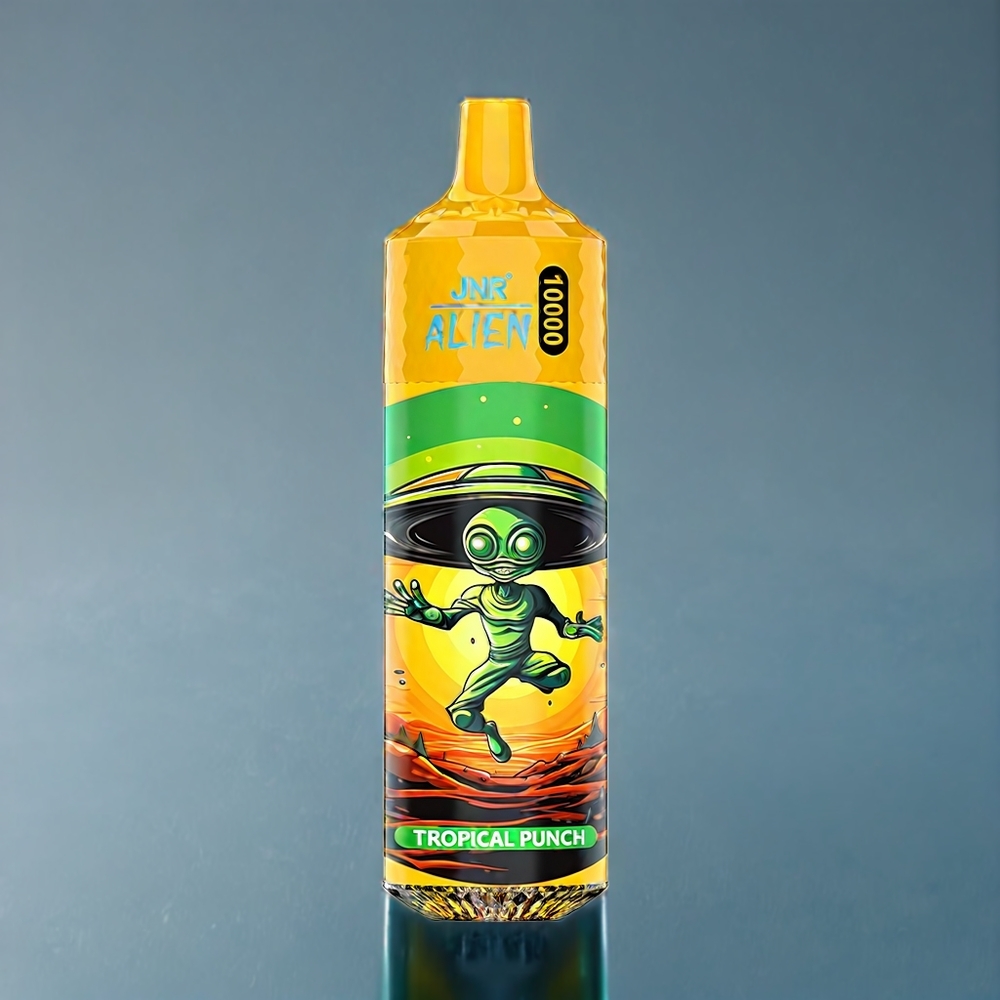 JNR Alien 10000 Puffs Dansk engros med 850mAh batteri, 20ml e-væske og Tropisk Punch