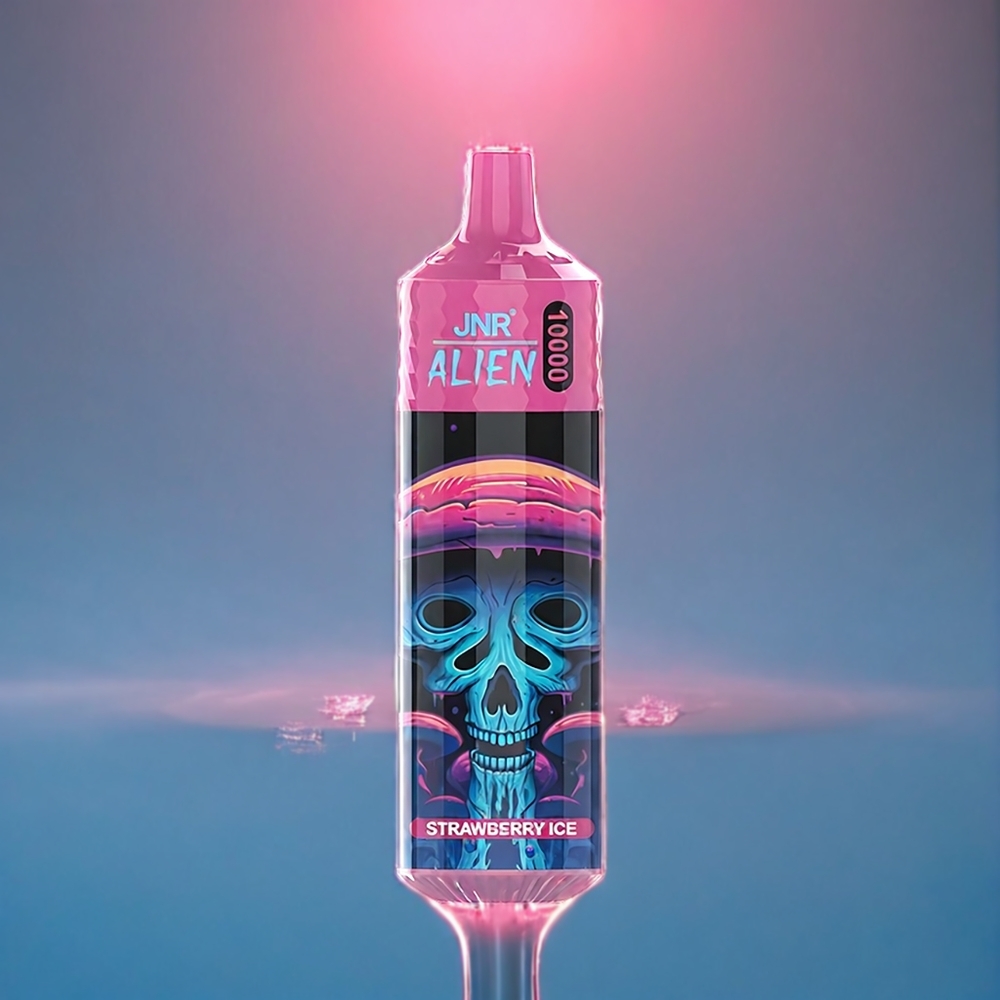 JNR Alien 10000 Puffs Dansk engros med 850mAh batteri, 20ml e-væske og jordbæris