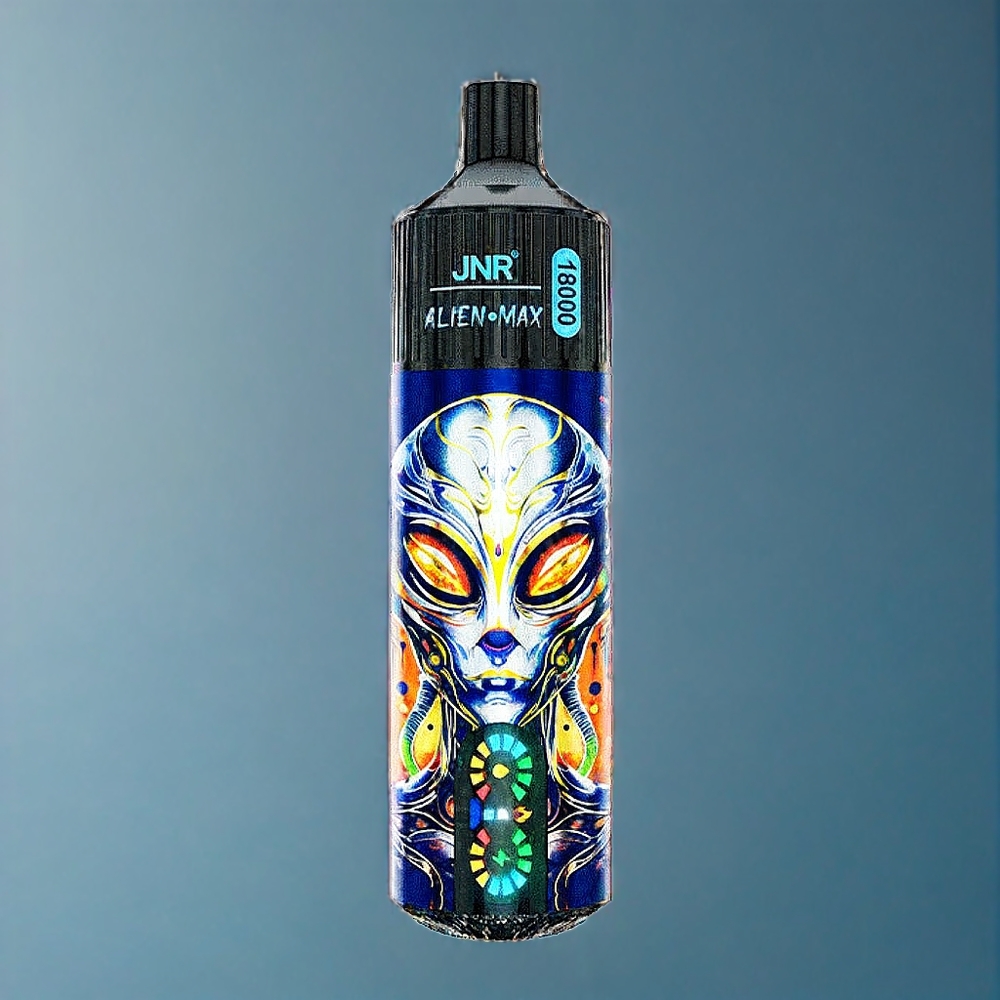 JNR Alien Max 18000 Puffs Dansk engros med Smart LED Display 20 Smagsvarianter - Jordbær Vandmelon Tyggegummi