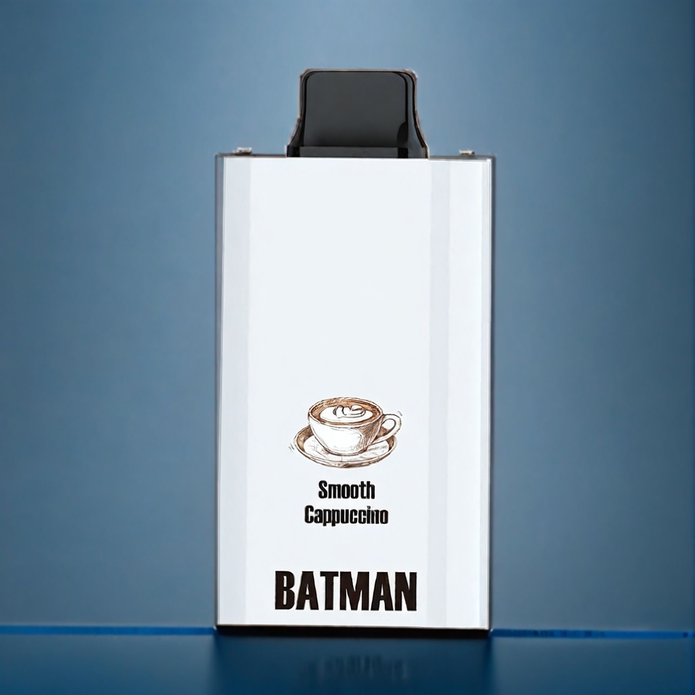 JNR BATMAN 11000 Puffs Dansk engros - 850 mAh, 20ml, Dobbelt mesh spole, Type-C, Blød Cappuccino