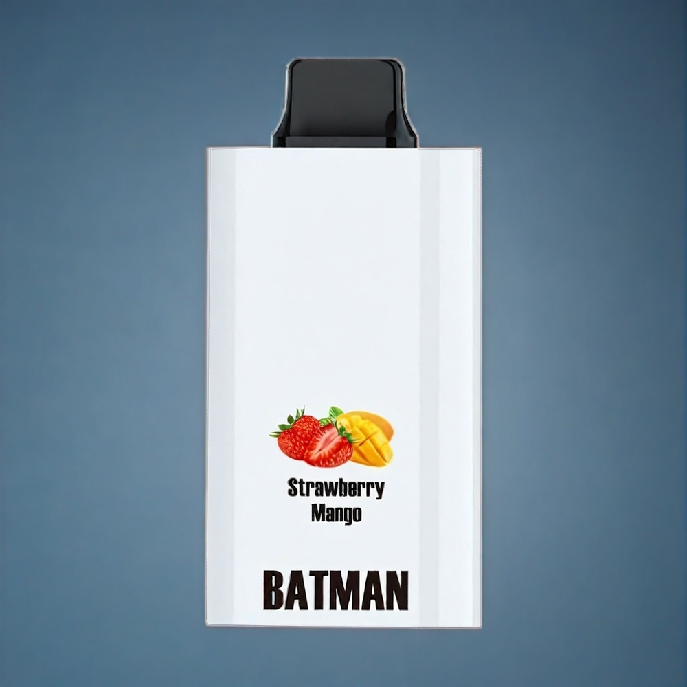 JNR BATMAN 11000 Puffs Dansk engros - Jordbær Mango - 20ml - 5% Nikotin - Type-C Hurtigopladning