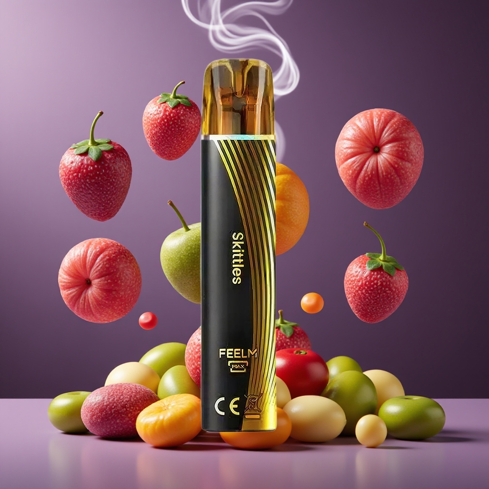 JNR Black&Golden 800 Puffs Engangs Vape Dansk Engros – 550mAh, 2ml, 2% Nikotin, TPD-certificeret