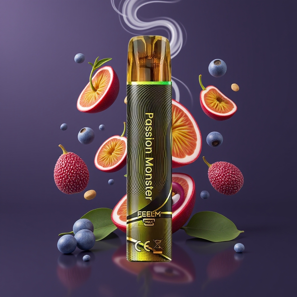 JNR Black&Golden 800 Puffs Engangs Vape Dansk Engros – Passion Monster