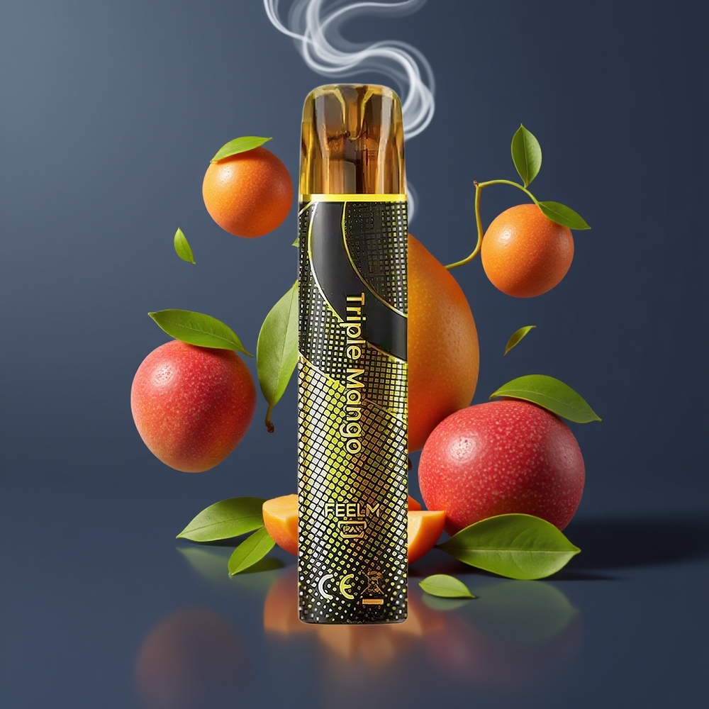 JNR Black&Golden 800 Puffs Engangs Vape Dansk engros med Triple Mango