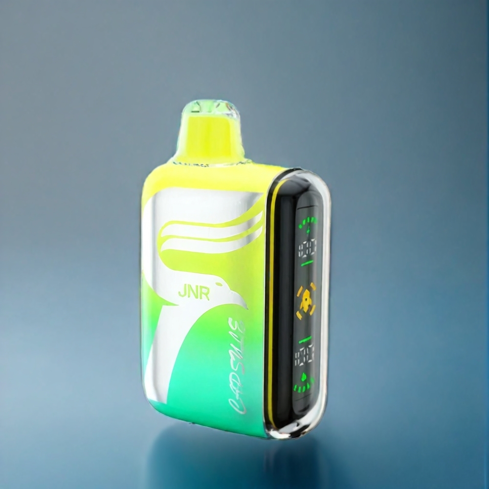 JNR Capsule 15000 Puffs Dansk Engros - 850mAh Batteri, 20ml E-væske, Smart LED Display, Jordbær Hindbær Kirsebær