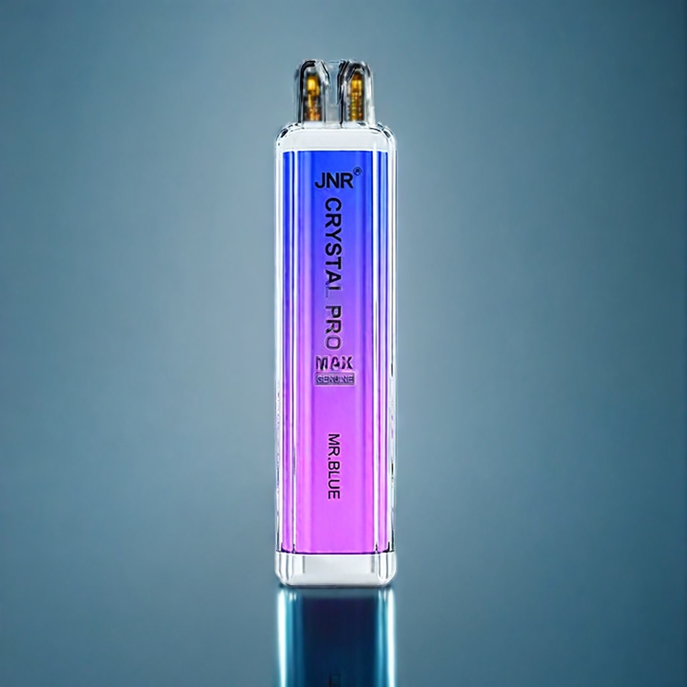 JNR Crystal Pro Max 5000 Puffs Dansk Engros med 1400mAh Batteri og 12ml E-væske - Hr. Blå
