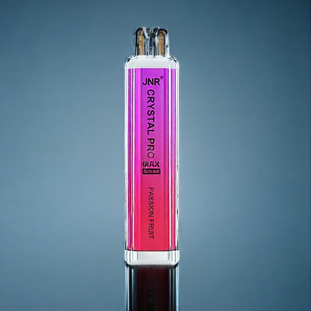 JNR Crystal Pro Max 5000 Puffs Dansk engros med 1400mAh og 12ml E-væske - Passionsfrugt