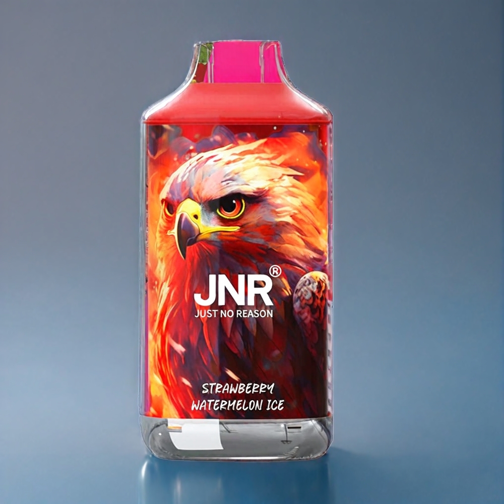 JNR Falcon 16000 Puffs Dansk Engros med 850 mAh batteri, 22ml e-væske og jordbær-vandmelon is smag