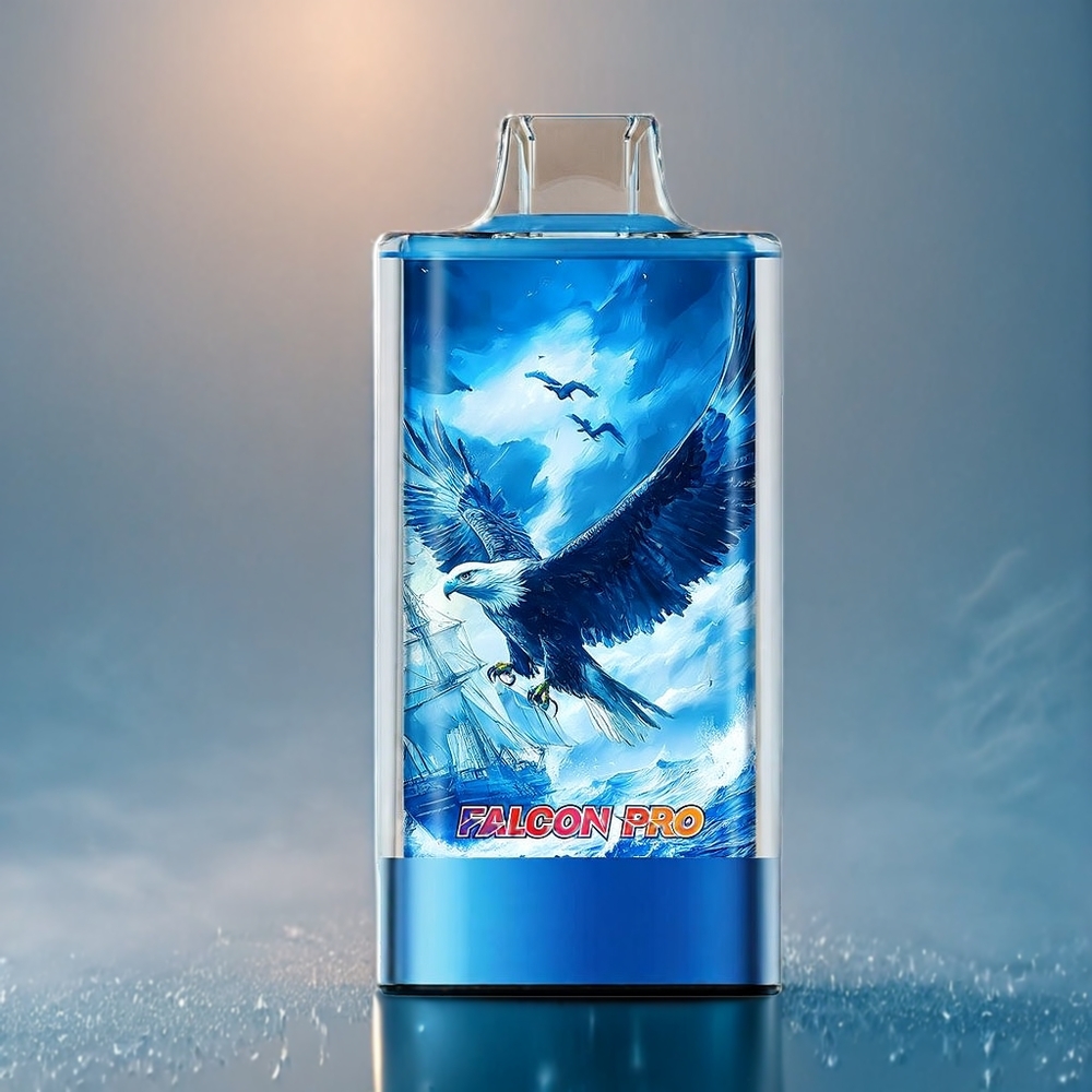 JNR Falcon Pro 28000 Puffs Blåbær Is Dansk Engros med Smart Skærm og Dobbelt mesh spole