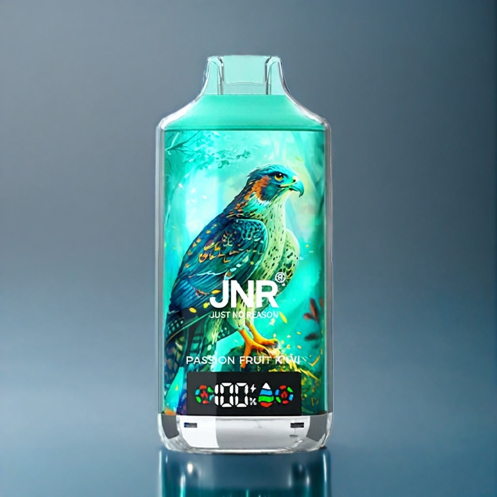 JNR Falcon X 18000 Puffs Dansk engros med 750mAh batteri, 24ml e-væske og Digital Display - Passionsfrugt Kiwi