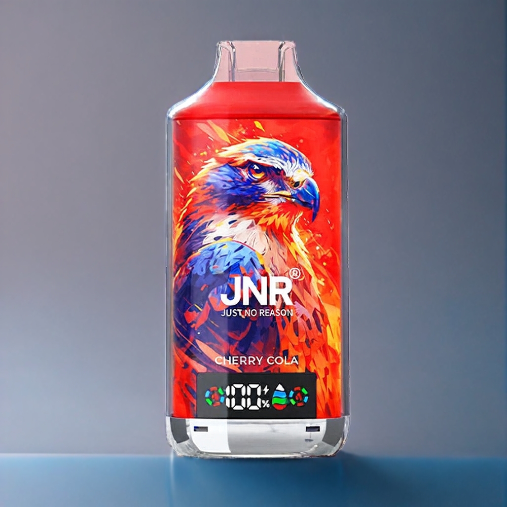 JNR Falcon X 18000 Puffs Dansk engros med 750mAh batteri, 24ml e-væske og Dobbelt mesh spole - Cherry (Kirsebær)