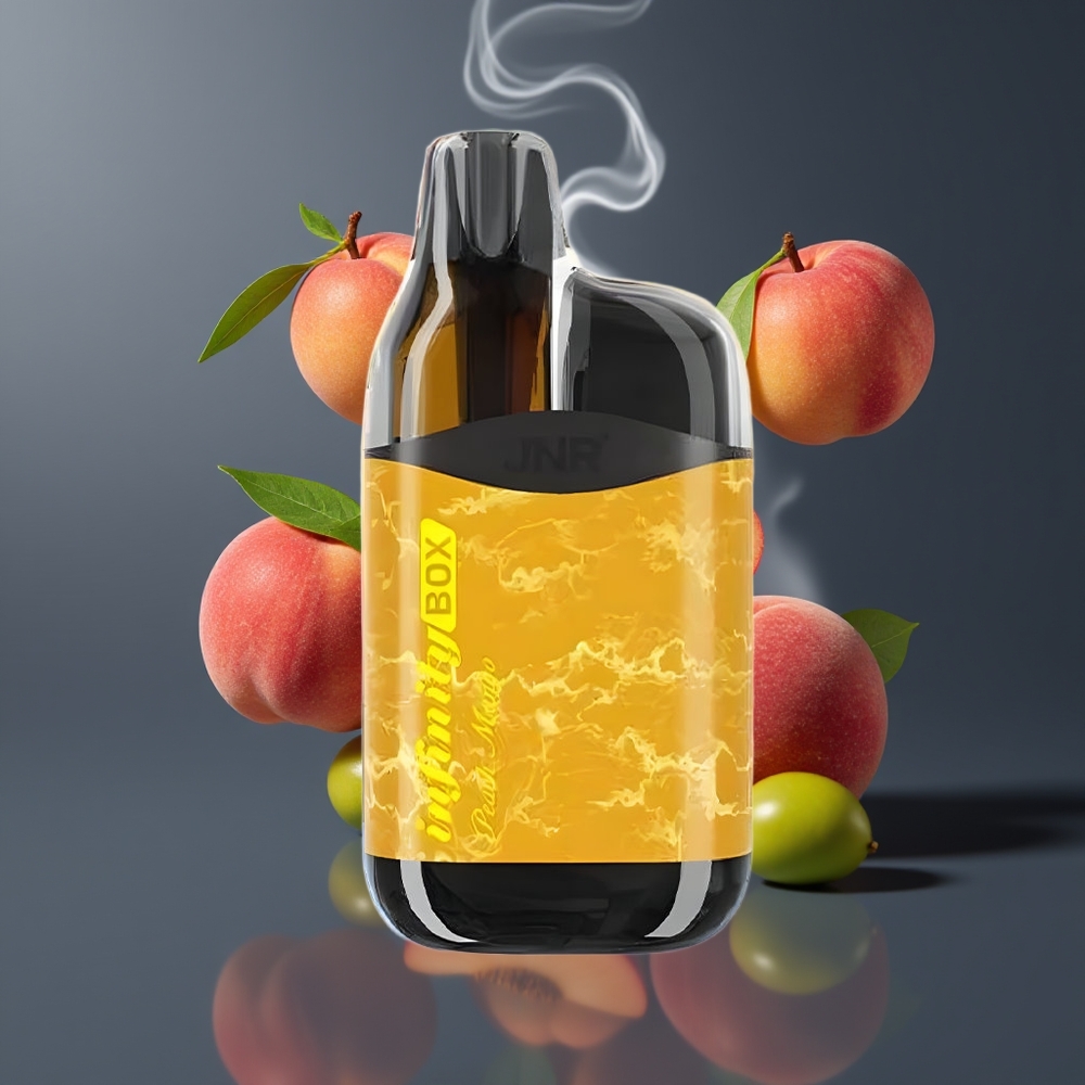 JNR Infinity Box 10700 Puffs - Dansk engros - 2200mAh - 15ml - Fersken Mango