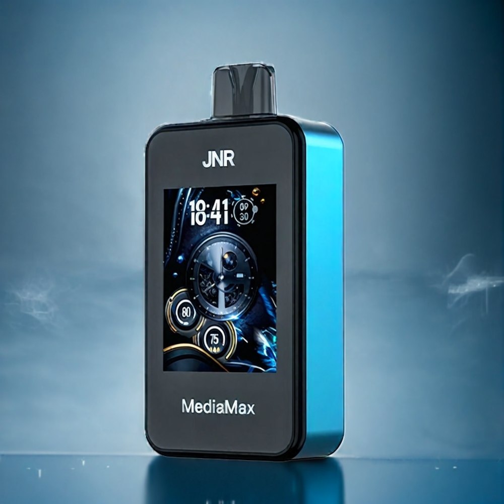 JNR MediaMax 40000 Puffs Dansk Engros Blå Hindbær Is med 21mL og Type-C Hurtigopladning