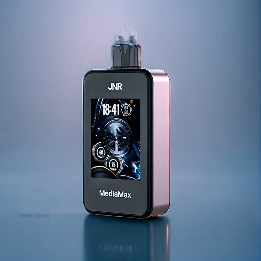 JNR MediaMax 40000 Puffs Dansk engros - Jordbær Is (Dobbelt mesh spole, 21mL, Type-C)