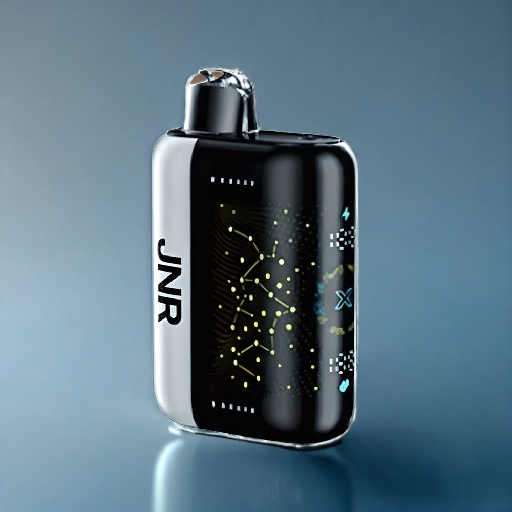 JNR Plus-X 26000 Puffs Dansk engros med 850 mAh, Type-C opladning og Hvid Fersken Razz smag