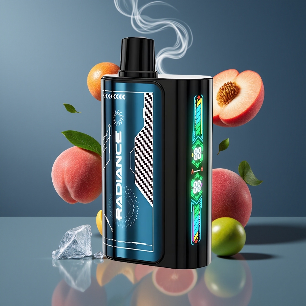 JNR Radiance 31000 Puffs Disposable Vape Sommerfersken Is Dansk Engros – 28ml E-liquid, Dual Mesh Coil, Type-C Opladning