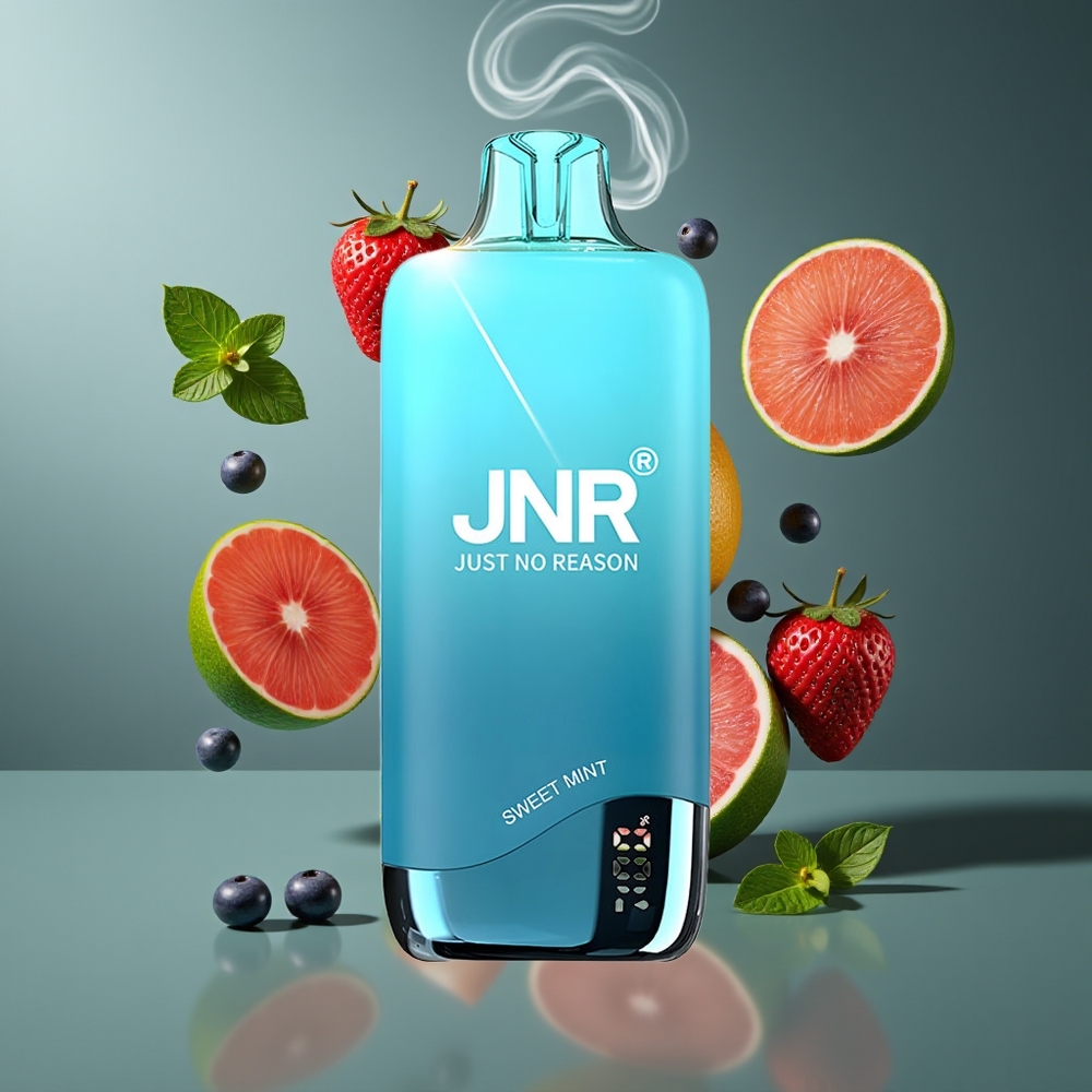 JNR Rainbow 10500 Puffs Engangs Vape Dansk Engros – 600mAh, 18ml Tank, Sødt Mynte