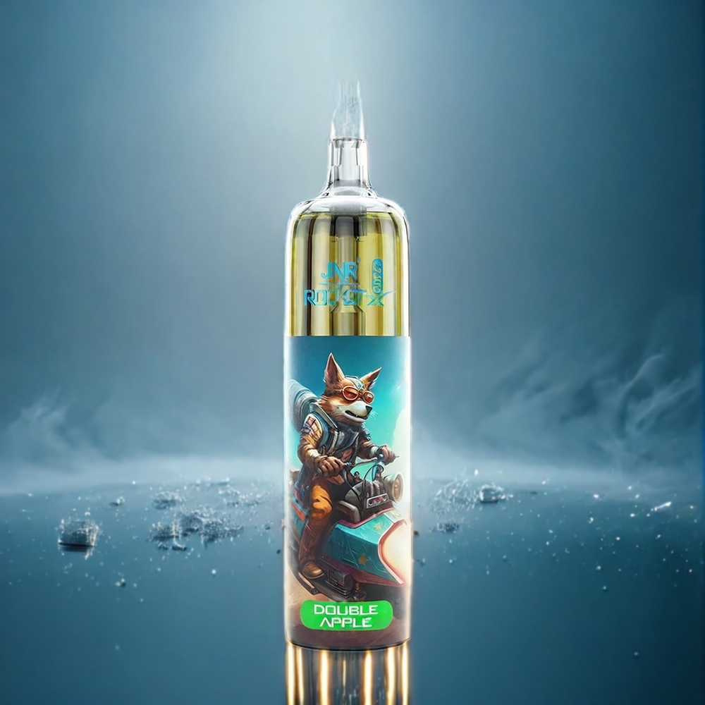 JNR Rocket X 12400 Puffs Dansk Engros - Kompakt med Type-C opladning, RGB-lys og Dobbelt Æble (Double Apple)