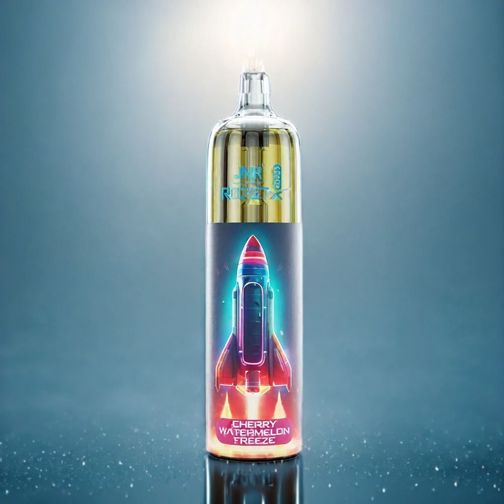 JNR Rocket X 12400 Puffs Dansk Engros - Lille & Kompakt med Type-C Opladning Kirsebær-Vandmelon Smag