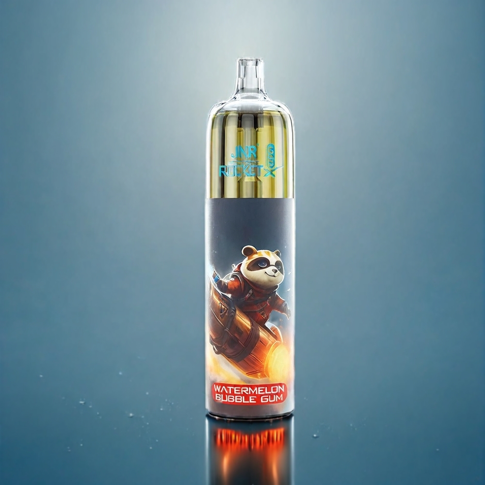 JNR Rocket X 12400 Puffs Vandmelon Bubblegum Dansk engros med Type-C opladning, 22ml e-væske og justerbar airflow