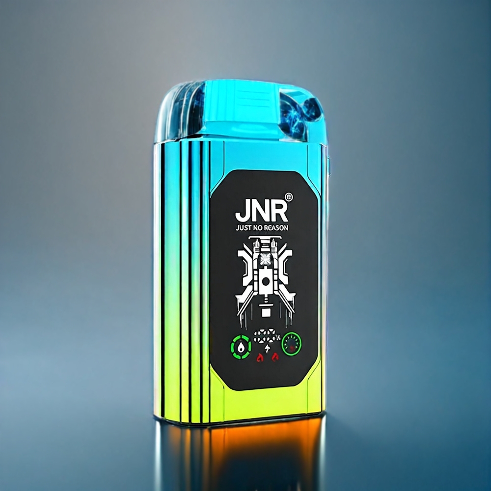 JNR Shisha Box 20500 Puffs Dansk engros med HD Display, 1000mAh, Type-C Hurtigopladning og Jordbær Kiwi