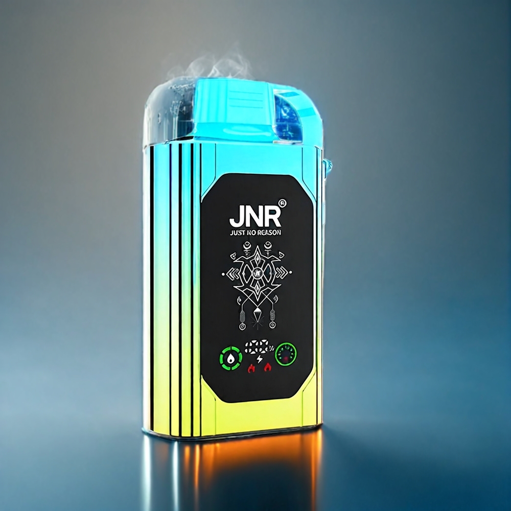 JNR Shisha Box 20500 Puffs Dansk engros med HD Display, 1000mAh, Type-C og Blåbær Mynte
