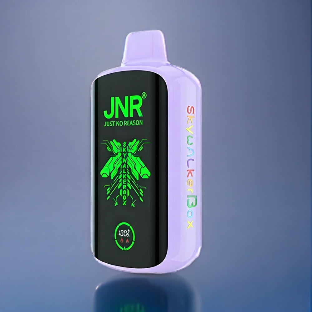 JNR Skywalker Box 21000 Puffs Dansk Engros - 850 mAh, 25ml, Dobbelt mesh spole, Type-C, Fulddækkende Display, Vinis Is