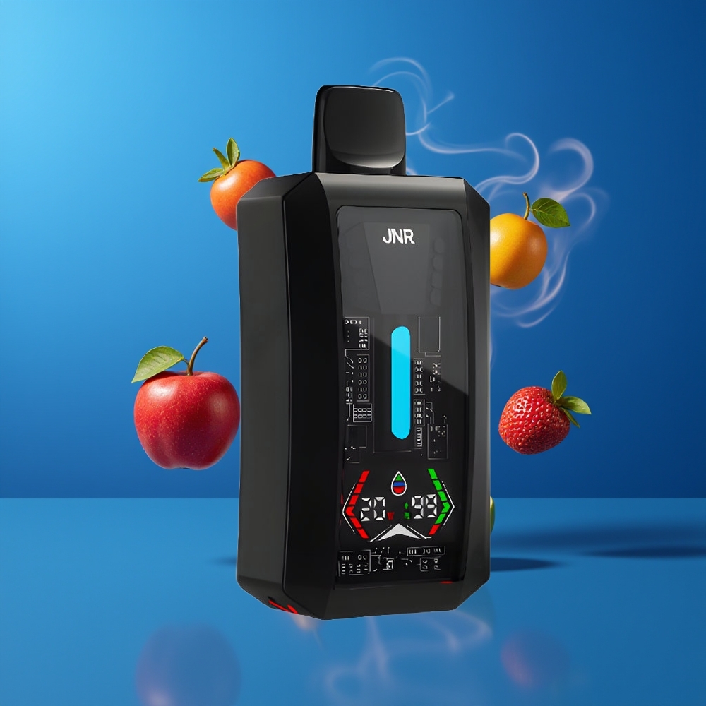 JNR Tank Pro 33000 Puffs Dansk Engros Disposable Vape med Digital Display, Dual Mesh Coil og Hr. Blå