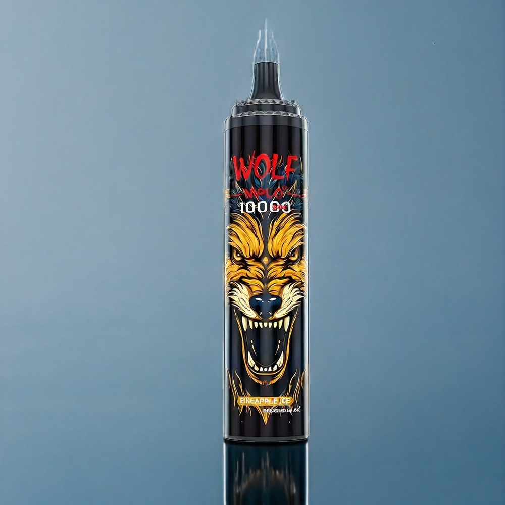 JNR Wolf 10000 Puffs Dansk engros med 20ml e-væske, Type-C opladning og Ananas Is